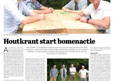 Houtkrant sponsort StukjeNatuur