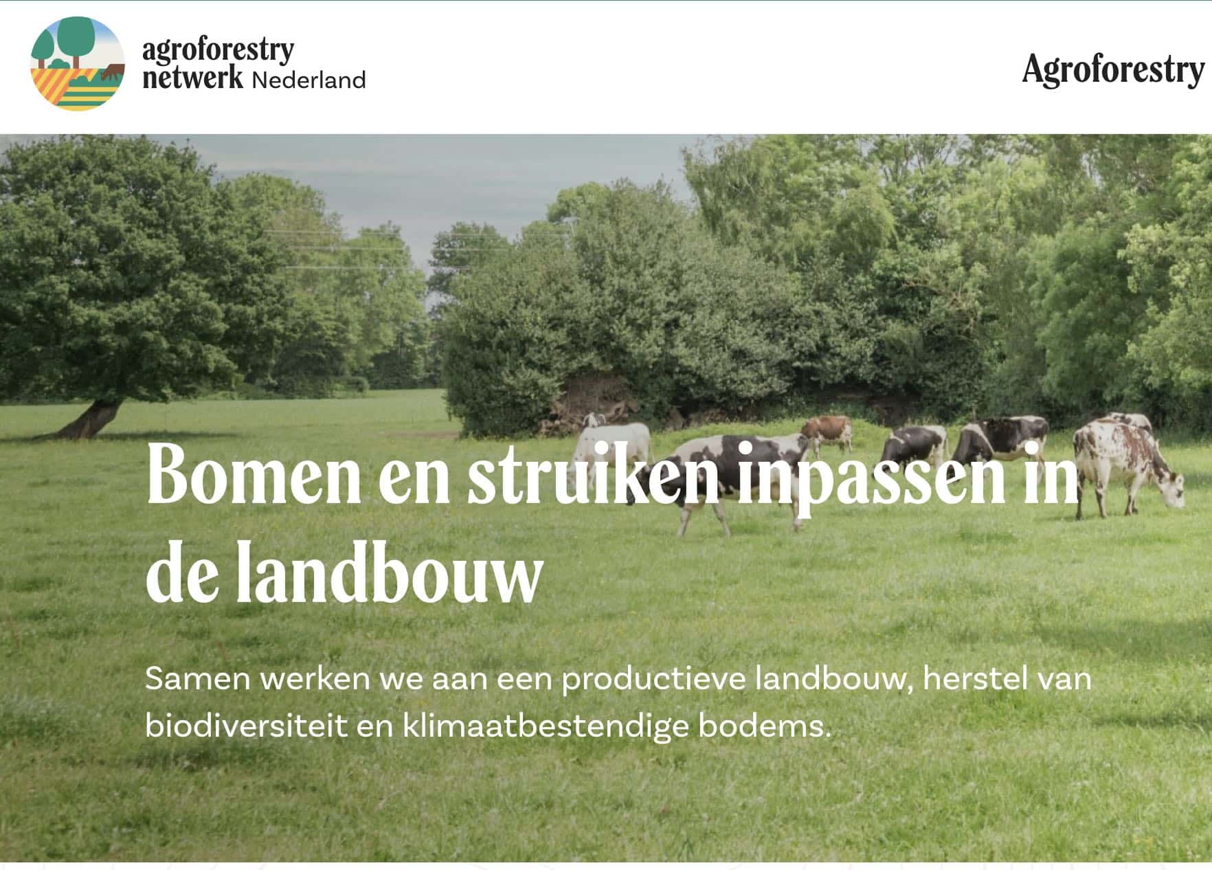 Agroforestry prijs van MVO